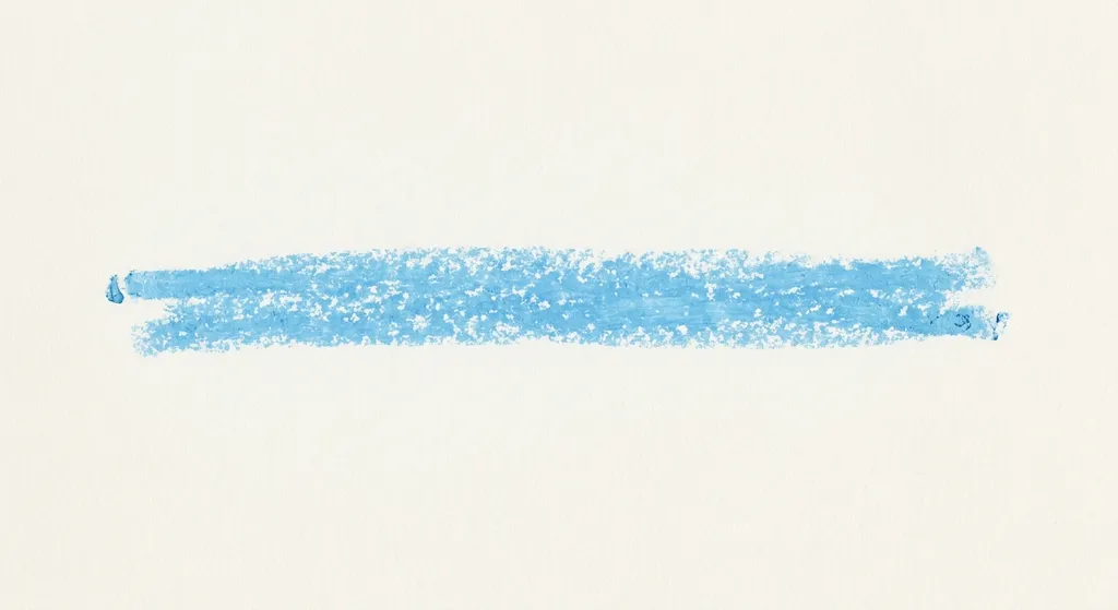 single blue line