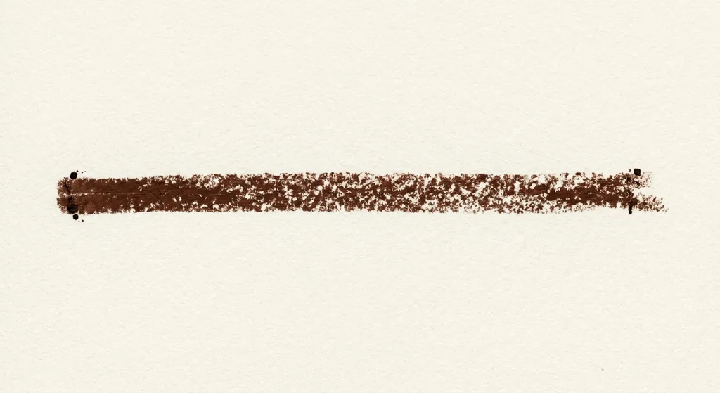 single brown line