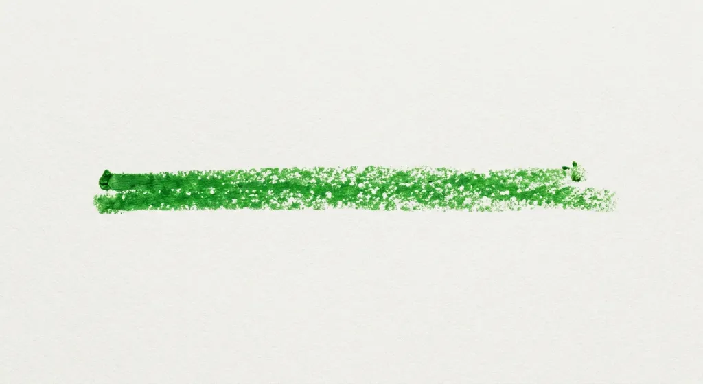 single green line