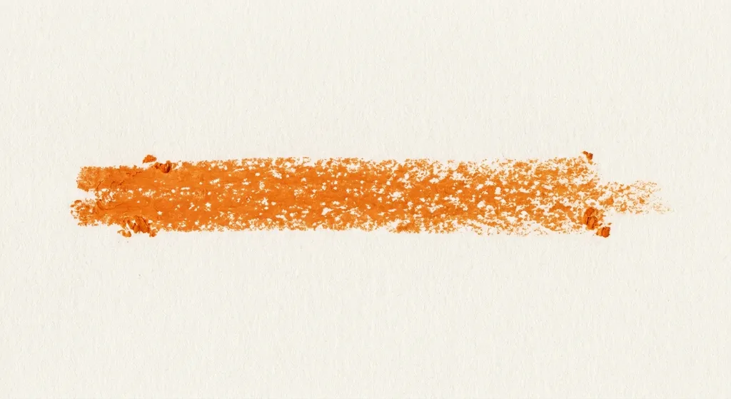 single orange line