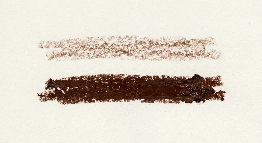 brown light vs heavy pressure