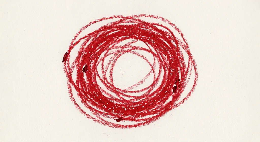 circular scribble (red)