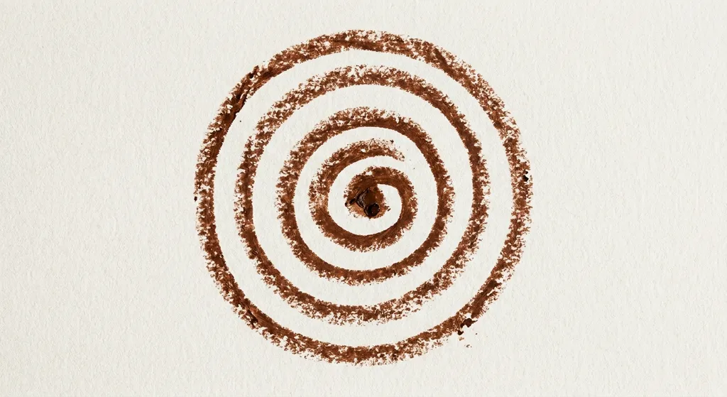 spiral (brown)