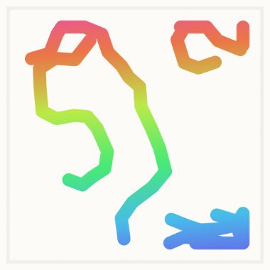 the child's drawing, magic-plain__loops__square
