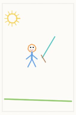 the child's drawing, safety__toysword__tall