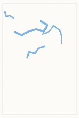 the child's drawing, scribble-1color__blue__tall