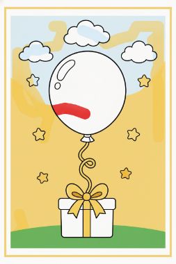 gemini-2.5-flash-image output for coloring-magic__balloon__tall