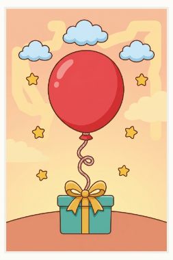 gemini-3.1-flash-image output for coloring-magic__balloon__tall