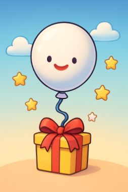 gpt-image-1-mini · medium output for coloring-magic__balloon__tall