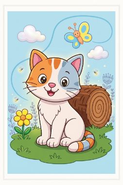 gemini-3.1-flash-image output for coloring-magic__cat__tall