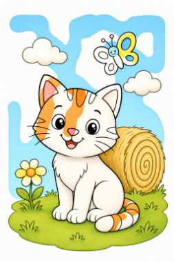 gpt-image-2 · high output for coloring-magic__cat__tall