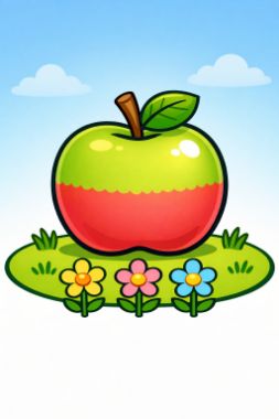 gpt-image-1.5 · medium output for coloring-manual__apple__tall