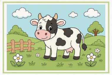 gemini-2.5-flash-image output for coloring-manual__cow__wide