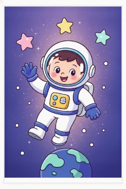 gemini-2.5-flash-image output for coloring-outline__astronaut__tall