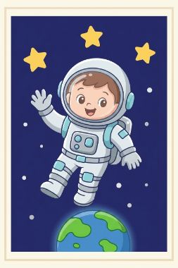 gemini-3.1-flash-image output for coloring-outline__astronaut__tall
