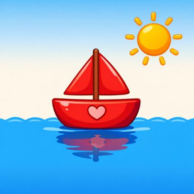 gpt-image-1.5 · medium output for gen__boat-pond__square