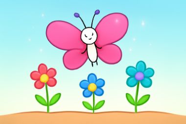 gpt-image-1-mini · low output for gen__butterfly-flowers__wide