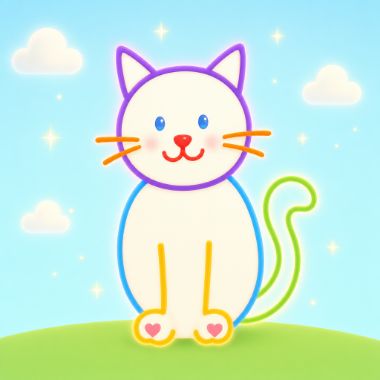 gpt-image-2 · high output for line__cat__square