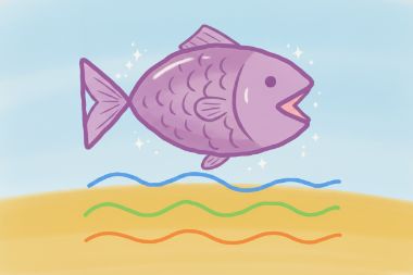 gemini-2.5-flash-image output for line__fish__wide