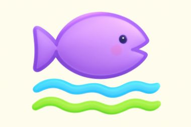 gpt-image-1-mini · low output for line__fish__wide