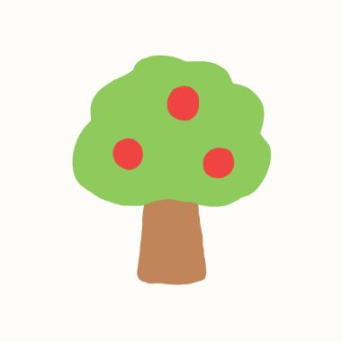 the child's drawing, gen__apple-tree__square