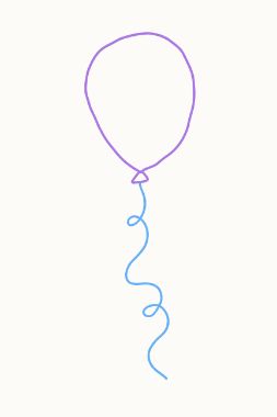 the child's drawing, line__balloon__tall