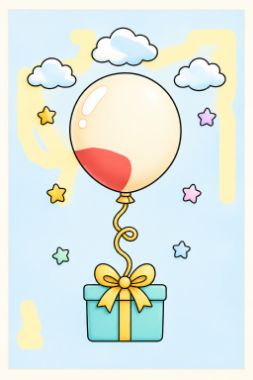 flare · low #2 output for coloring-magic__balloon__tall