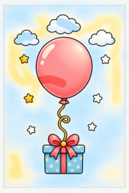 sunburst · med #1 output for coloring-magic__balloon__tall