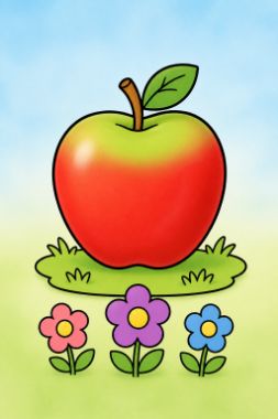 2 · low #2 output for coloring-manual__apple__tall