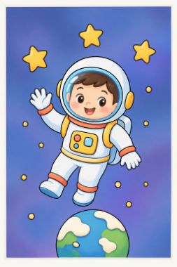 flare · low #2 output for coloring-outline__astronaut__tall