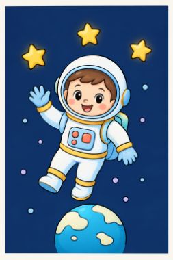 flare · med #2 output for coloring-outline__astronaut__tall