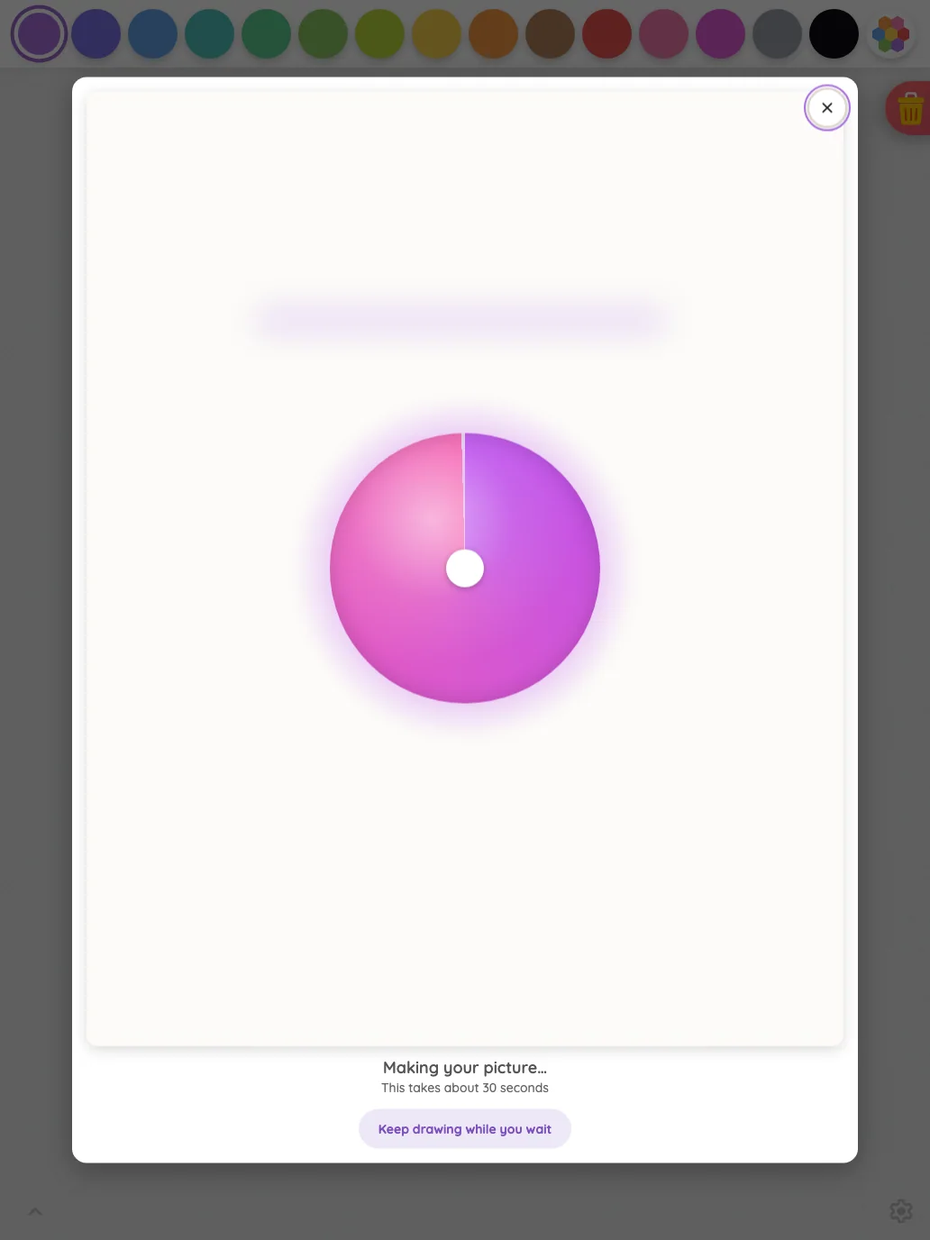 AI result · generating in light mode at iPad Pro 13-inch (M4) in portrait