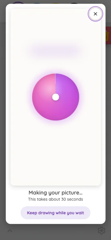 AI result · generating in light mode at iPhone 13 mini in portrait