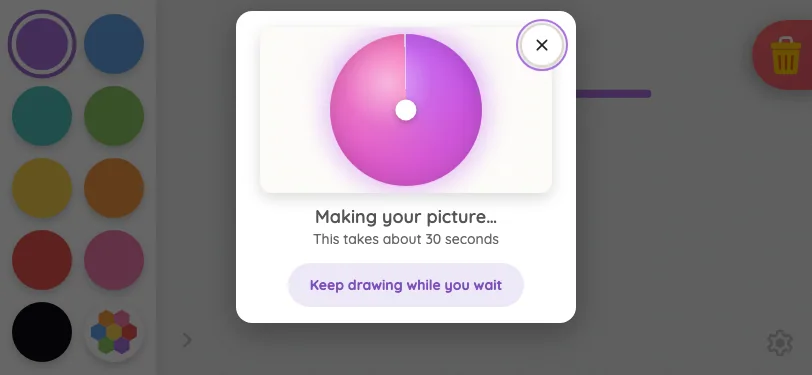 AI result · generating in light mode at iPhone 13 mini in landscape
