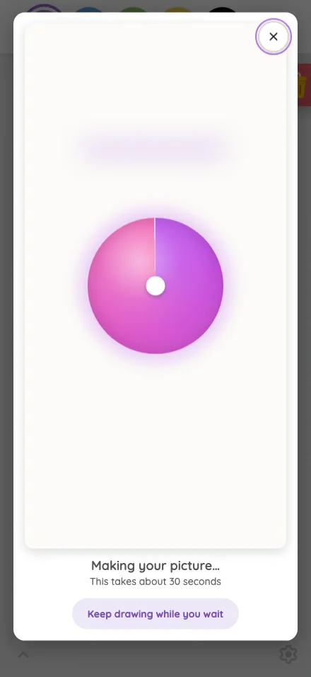 AI result · generating in light mode at iPhone 16 Pro Max in portrait
