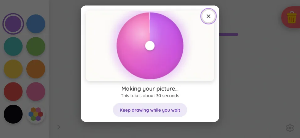 AI result · generating in light mode at iPhone 16 Pro Max in landscape