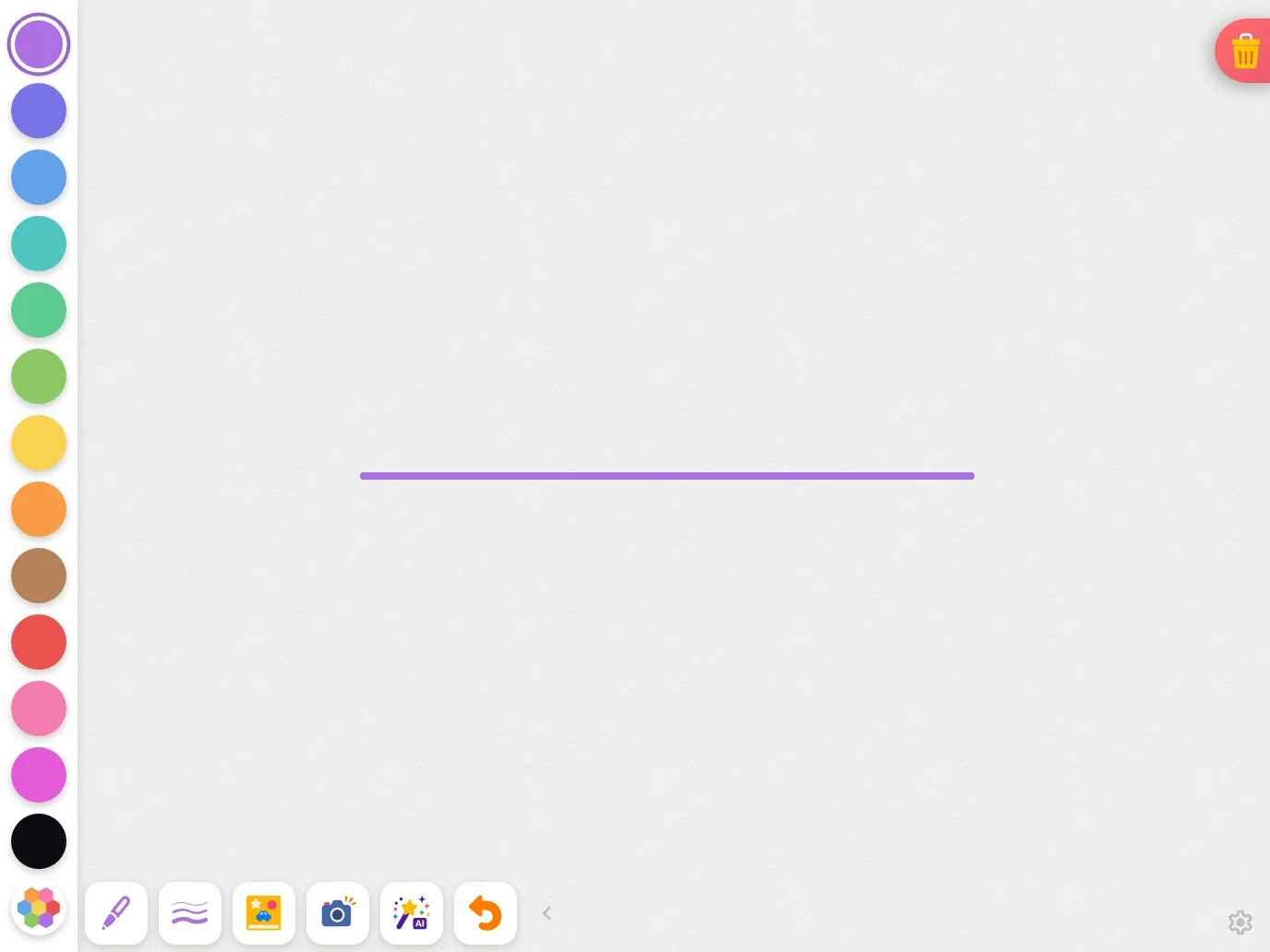 Actions drawer in light mode at iPad Pro 13-inch (M4) in landscape