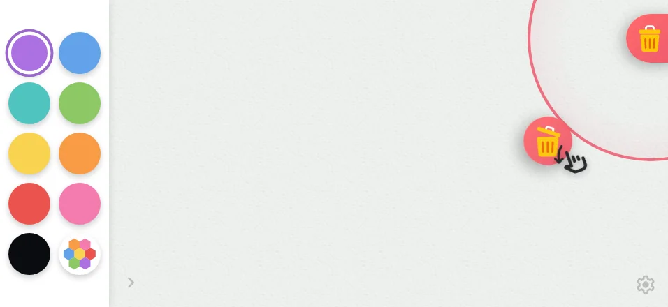 Clear gesture · coachmark in light mode at iPhone 16 Pro Max in landscape