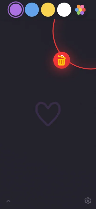 Clear gesture · threshold in night mode at iPhone 13 mini in portrait