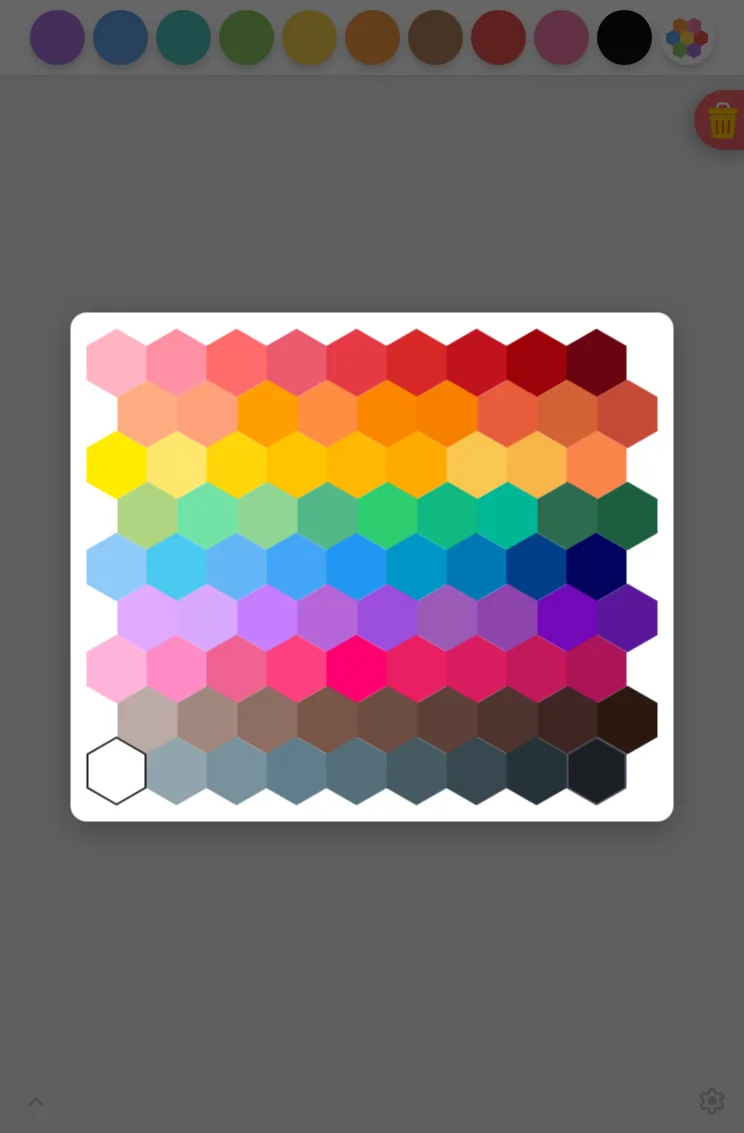 Custom color picker in light mode at iPad mini 7th Gen (2024) in portrait