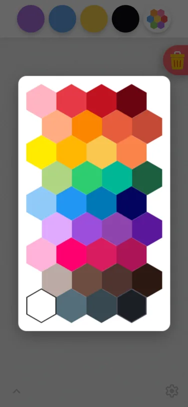 Custom color picker in light mode at iPhone 13 mini in portrait