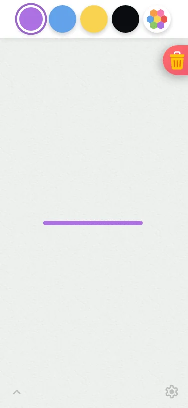 Drawing canvas · ink in light mode at iPhone 13 mini in portrait