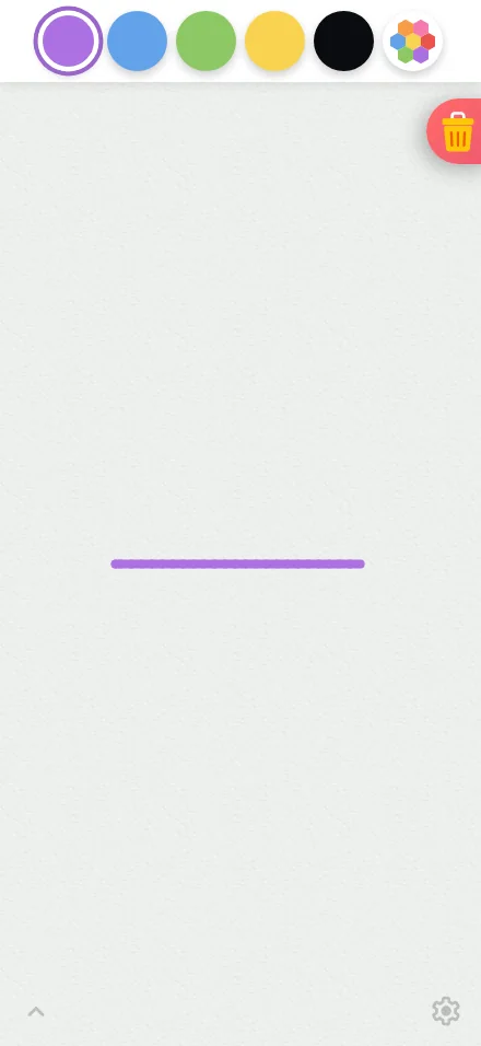 Drawing canvas · ink in light mode at iPhone 16 Pro Max in portrait