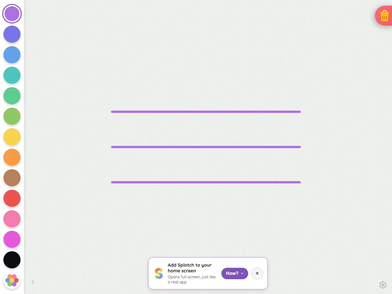 Install banner in light mode at iPad Pro 13-inch (M4) in landscape