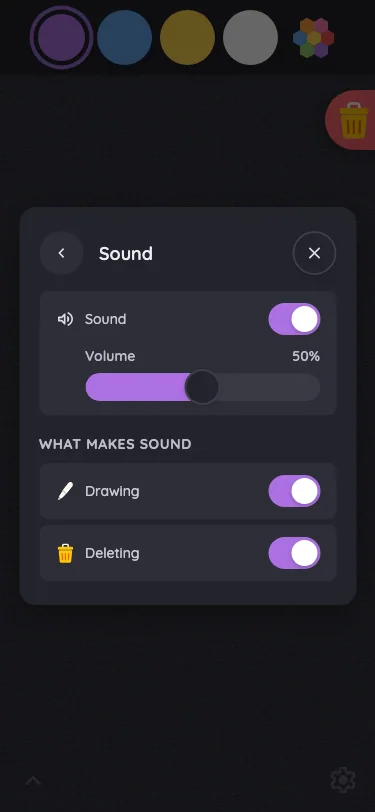 Settings · Sound in night mode at iPhone 13 mini in portrait