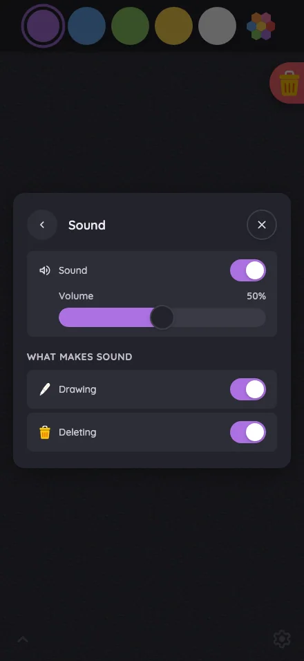 Settings · Sound in night mode at iPhone 16 Pro Max in portrait